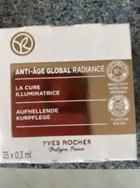 YVES ROCHER - La cure illuminatrice - Anti-âge global radiance