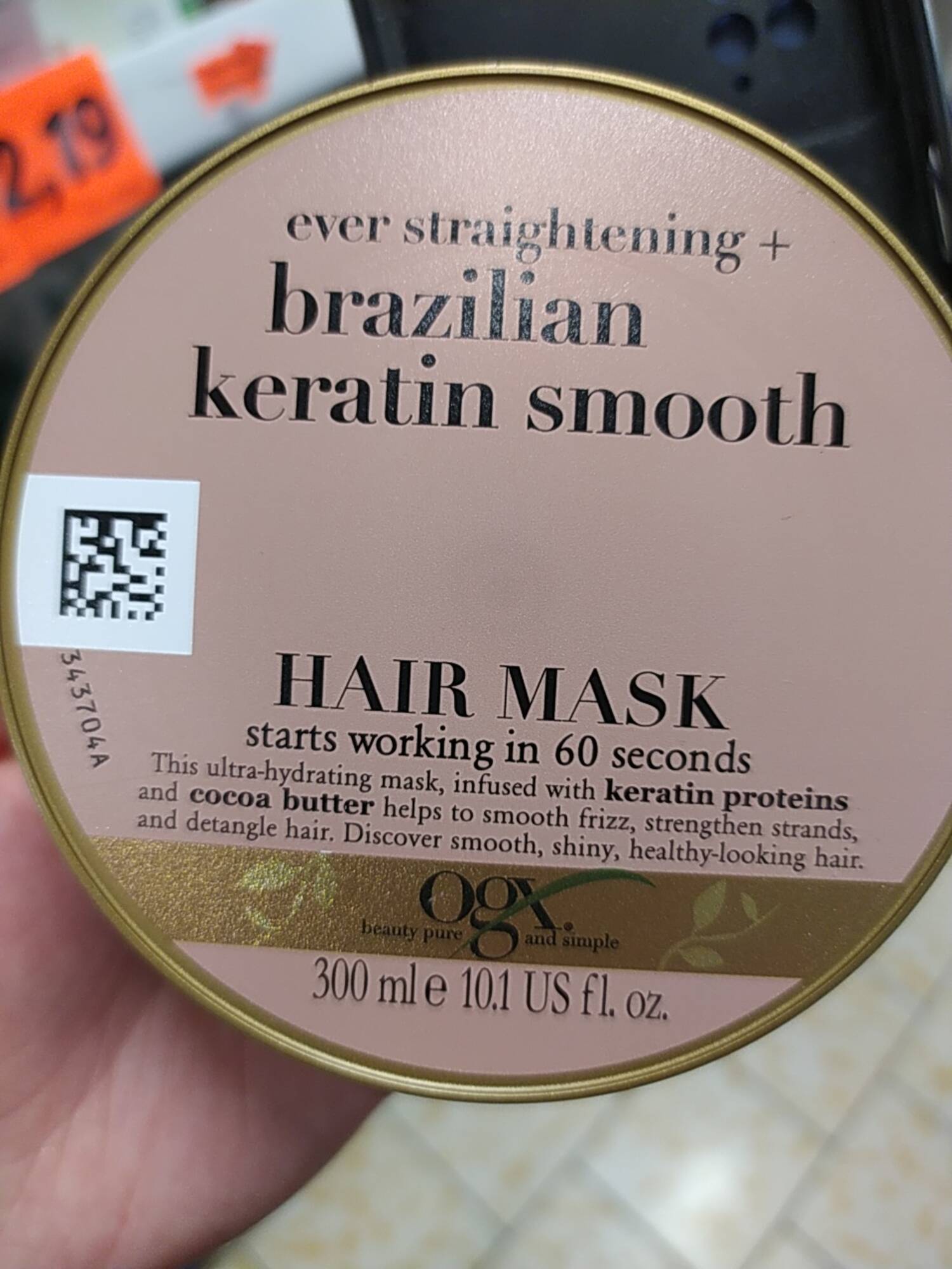 OGX - Brazilian keratin smooth - Hair mask
