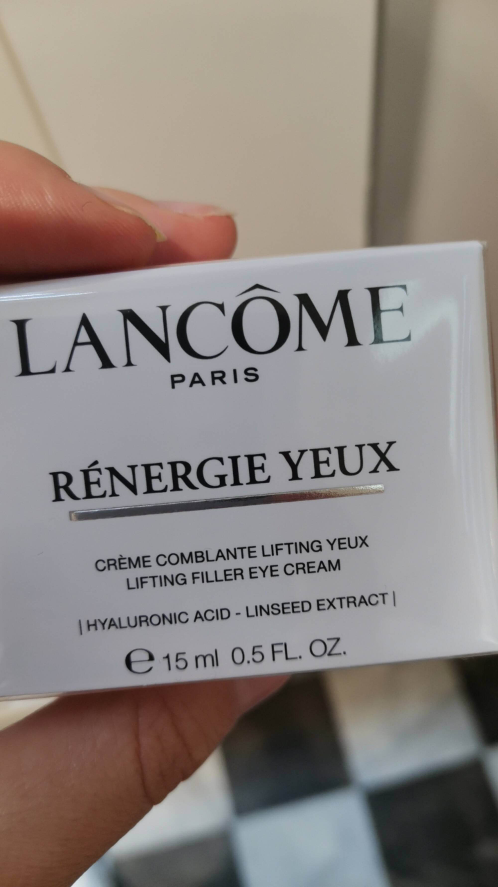 LANCÔME PARIS - Rénergie yeux_crème comblante lifting yeux