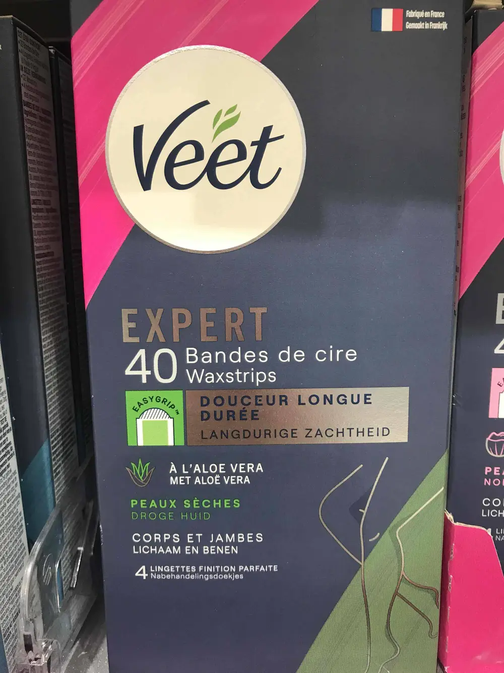 VEET - Bande de cire expert peaux sèches 