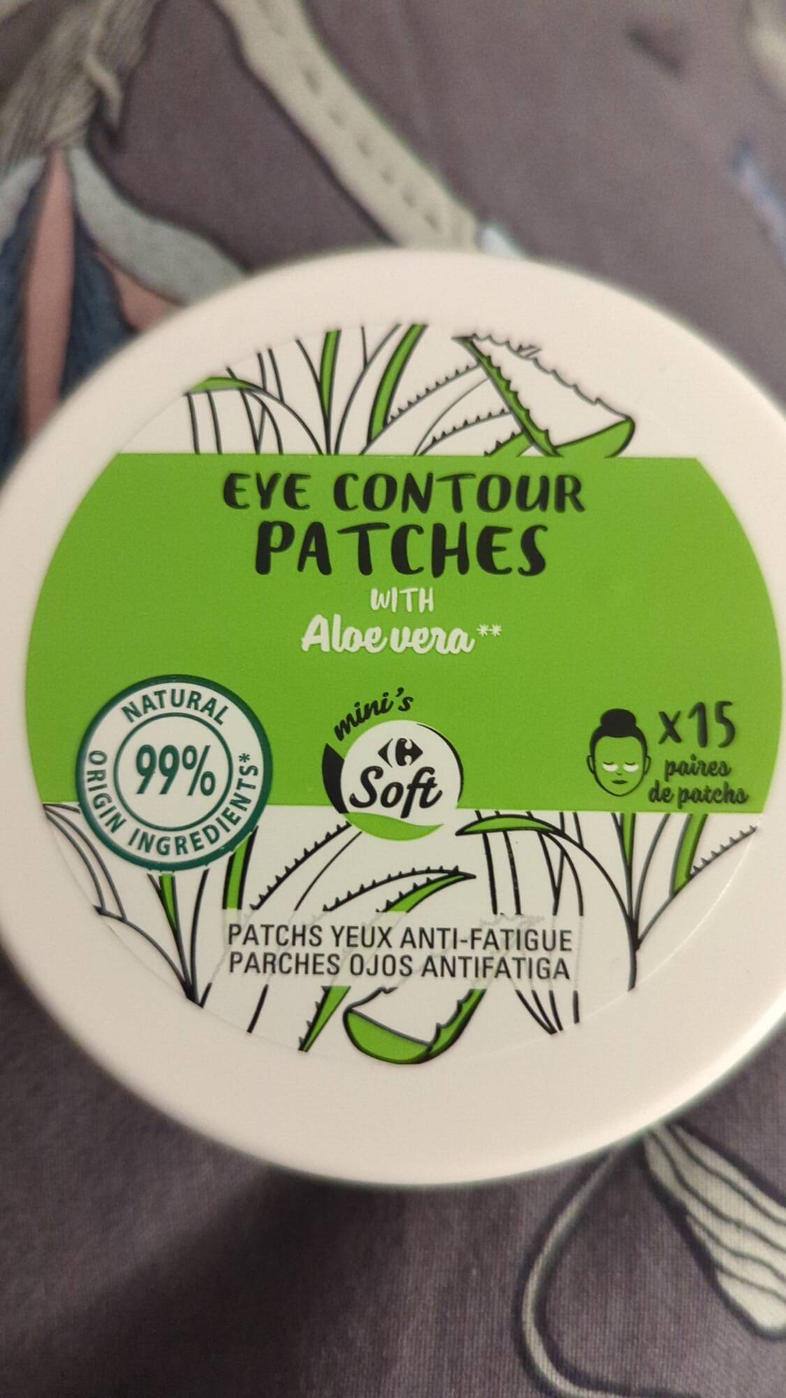 CARREFOUR SOFT - Eye Contour Patches with aloe vera