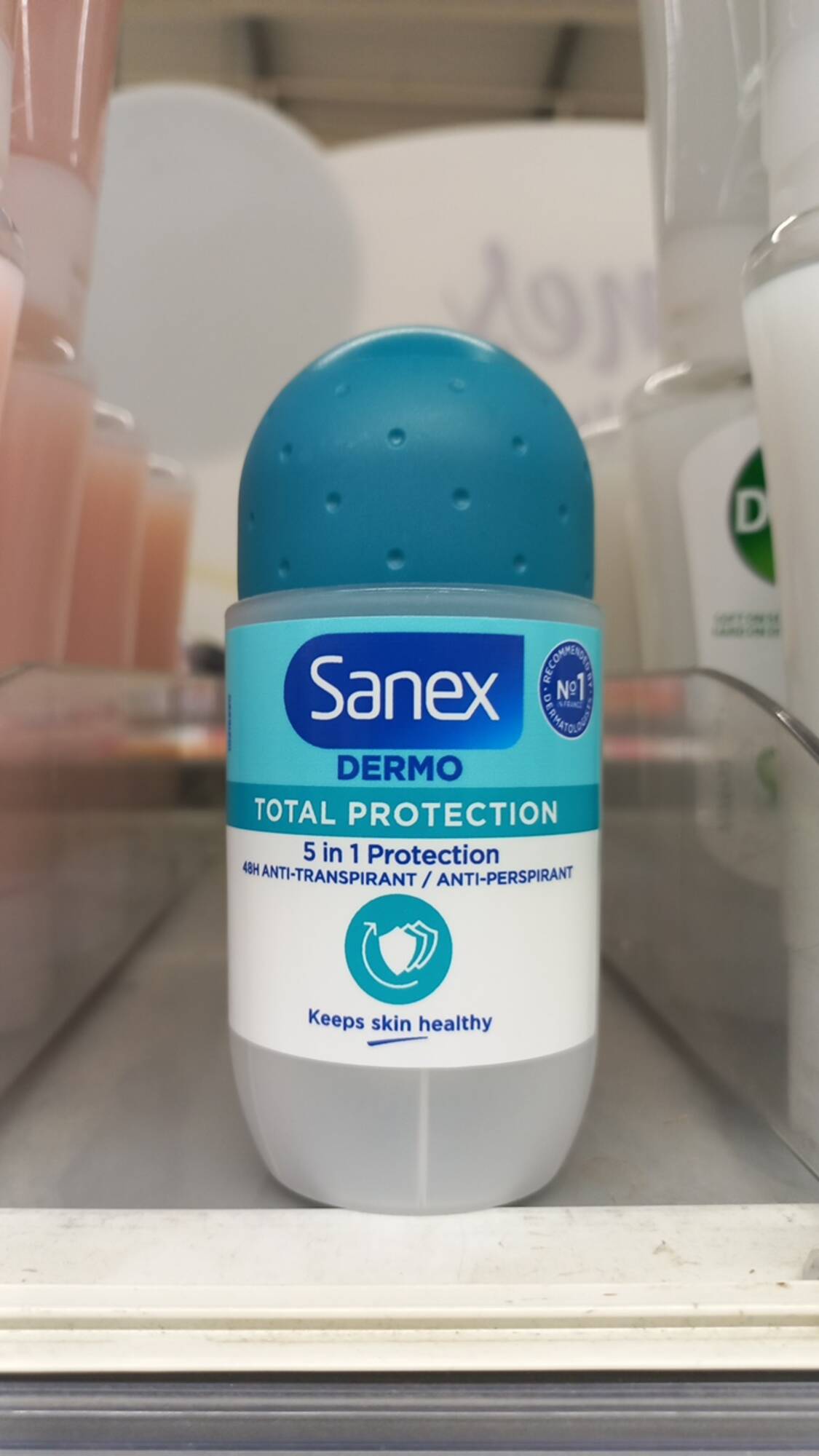 SANEX - Dermo total protection - 5 en 1 Anti-transpirant 