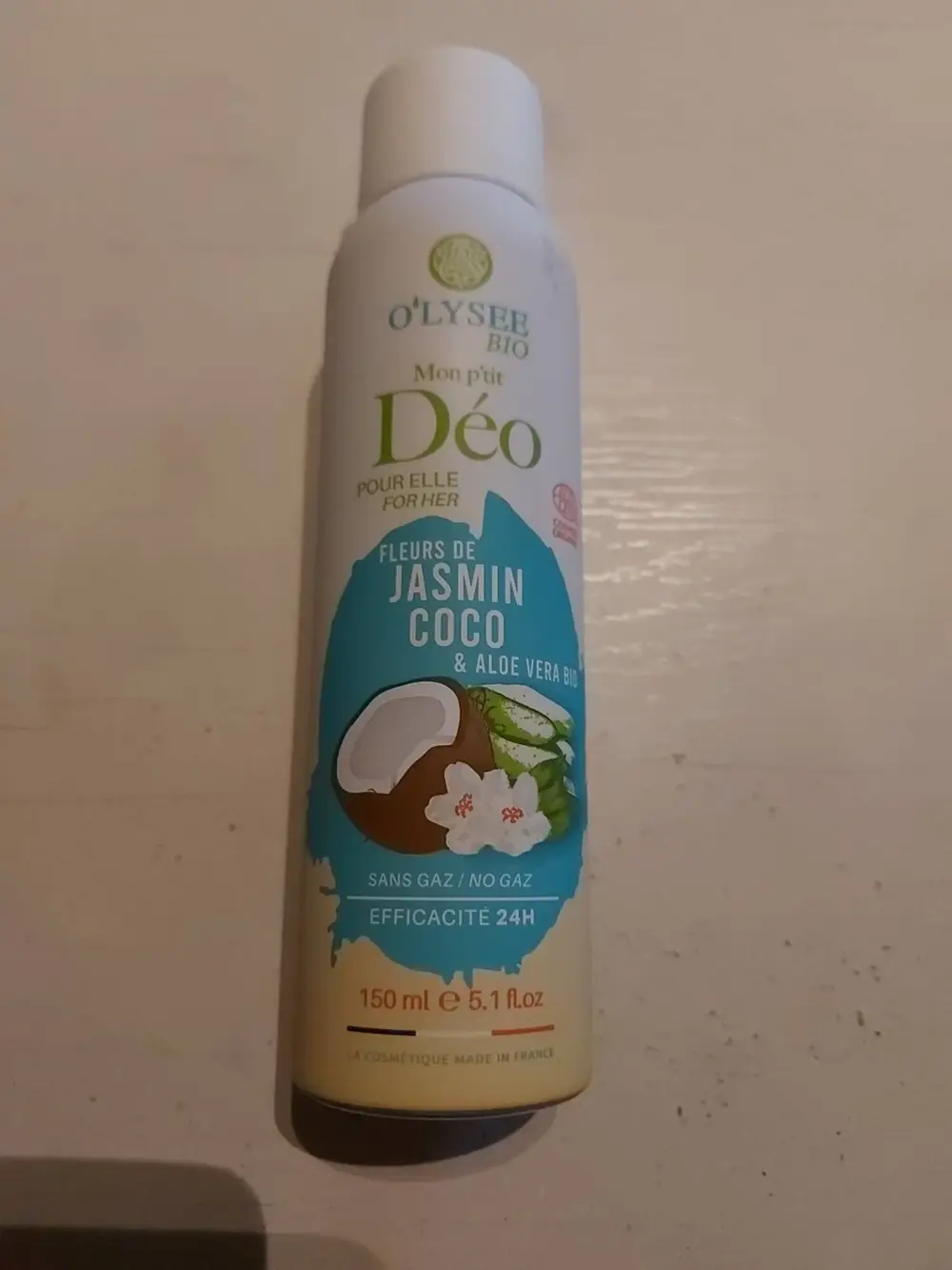 O'LYSEE BIO - Fleurs de jasmin - Mon p'it déo pour elle 24h