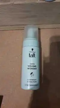 SCHWARZKOPF - Taft caring volume wonder - Caring foam