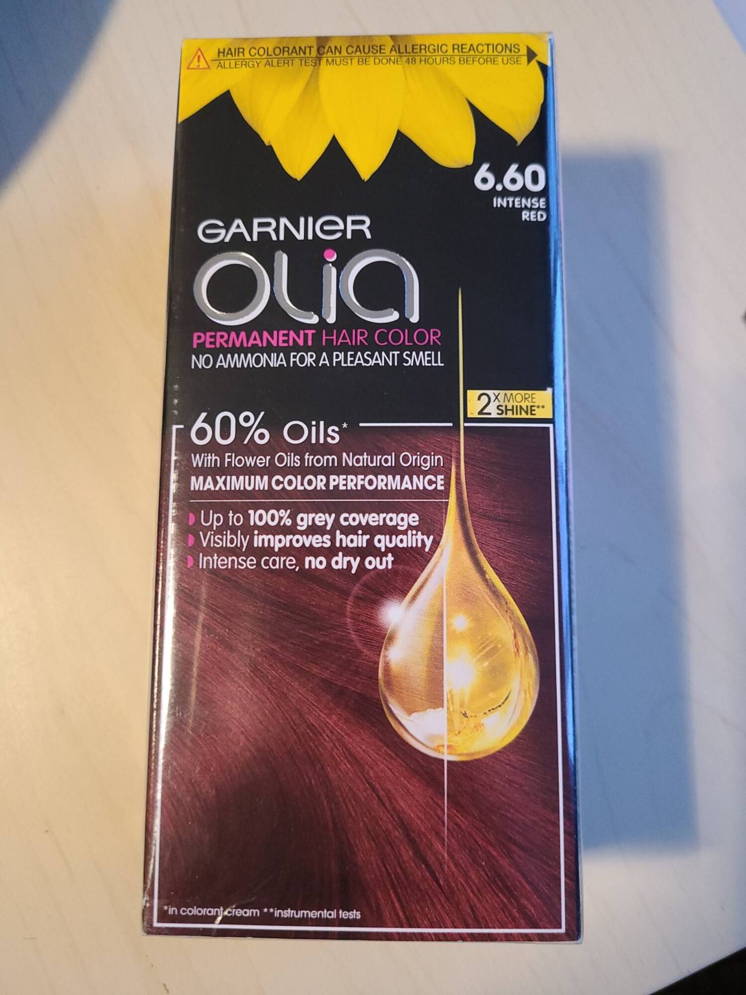 GARNIER - Olia - Permanent hair color  6.60 intense red