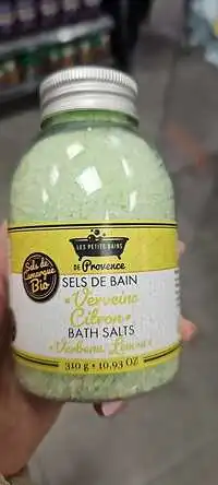 LES PETITS BAINS DE PROVENCE - Sels de bain verveine citron