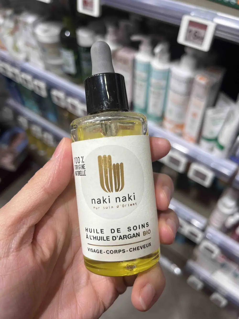 NAKI NAKI - Huile de soins à l'huile d'argan bio