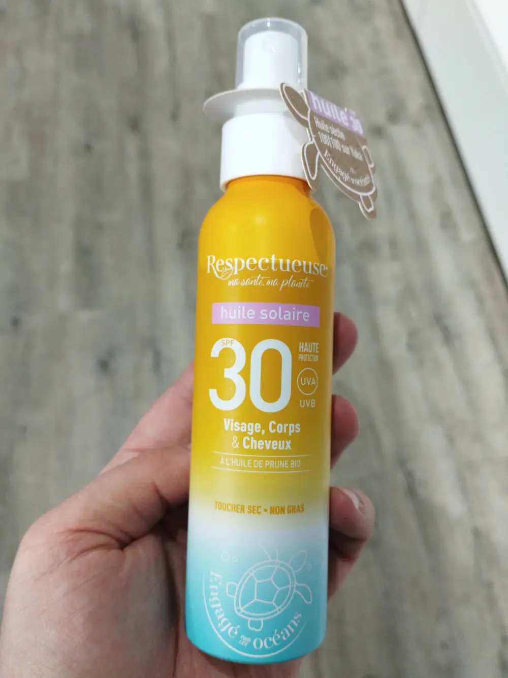 RESPECTUEUSE - Huile solaire  spf 30