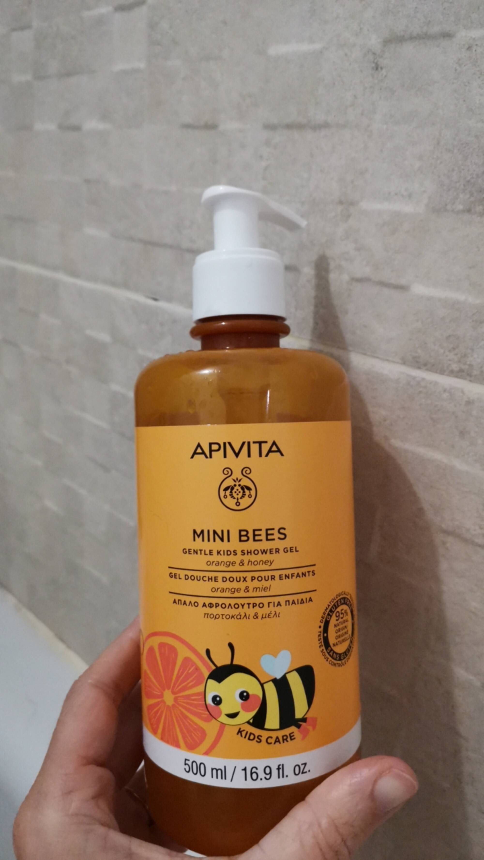 APIVITA - Mini bees - Gel douche doux pour enfants 