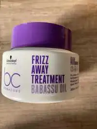 SCHWARZKOPF - BC Bonacure - Frizz away treament babassu oil