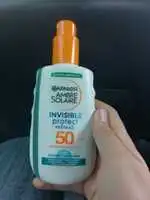 GARNIER - Ambre solaire - Invisible protect refresh SPF 50