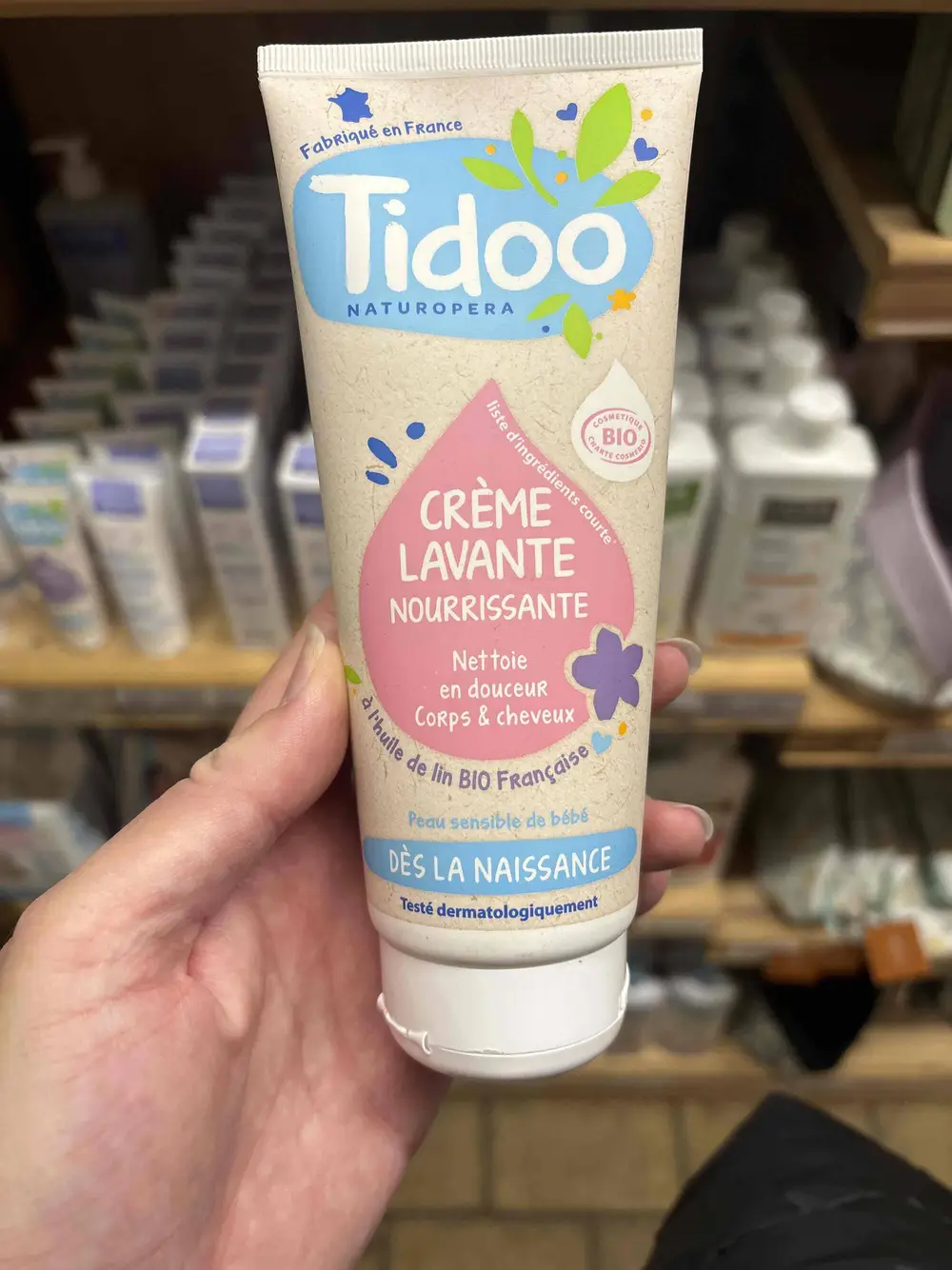 TIDOO - Crème lavante nourrissante dès la naissance