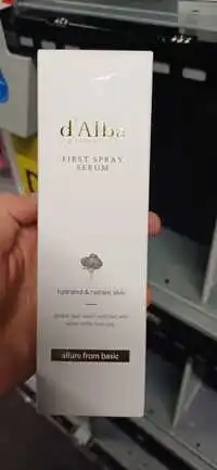 D'ALBA PIEDMONT - First spray serum