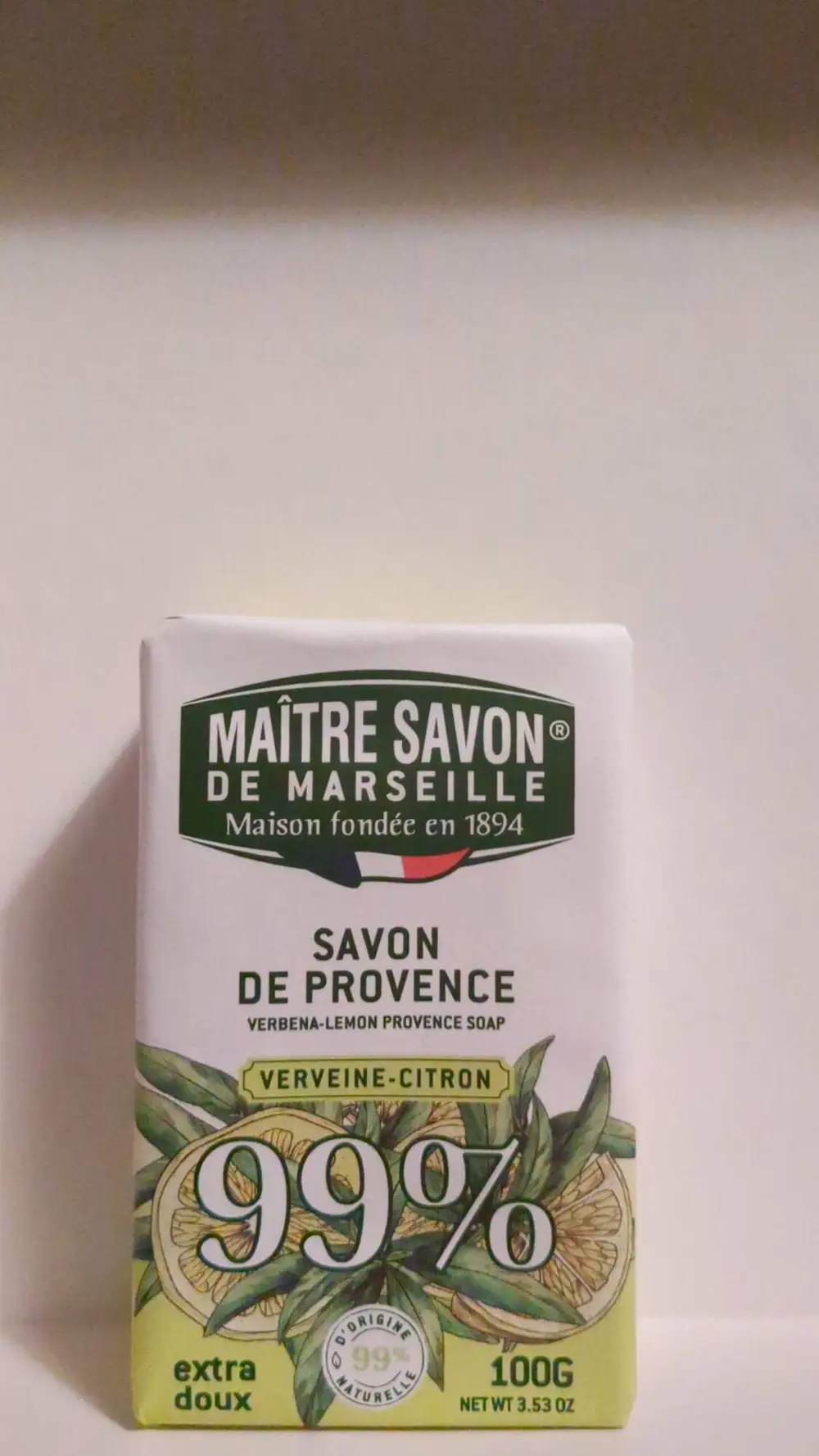 MAÎTRE SAVON DE MARSEILLE - Savon de Provence au verveine-citron