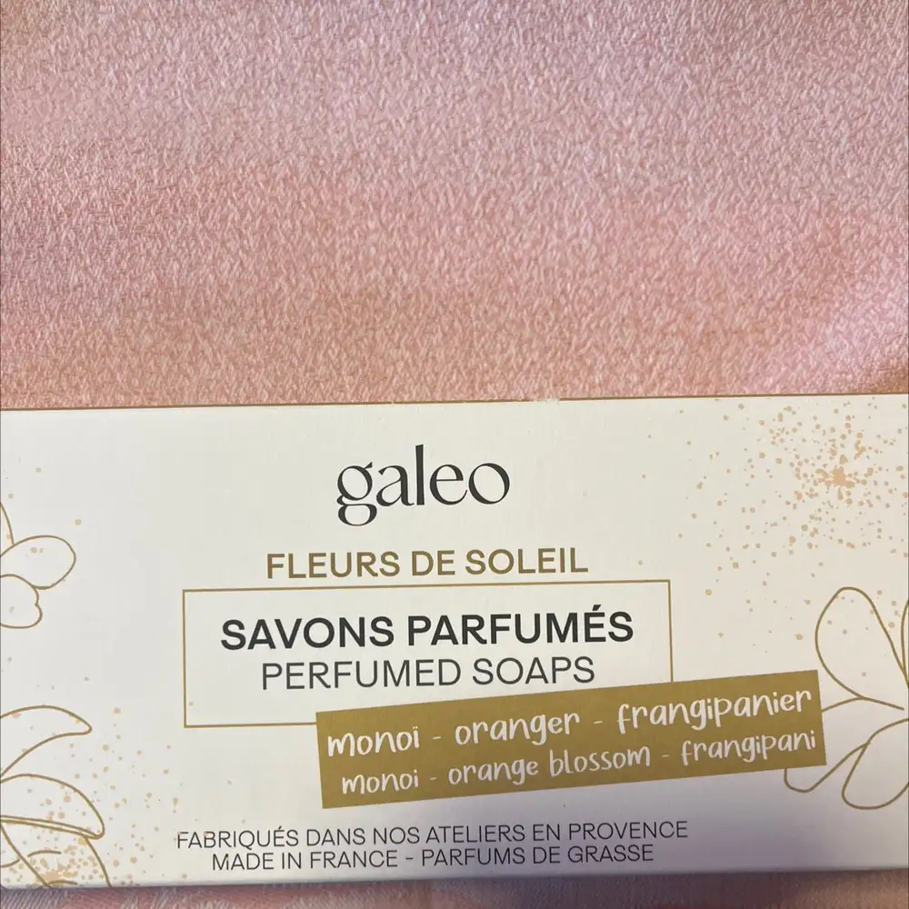 GALEO - Fleurs de Soleil - Savons parfumés