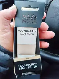 MAX & MORE - Foundation matt finish 122