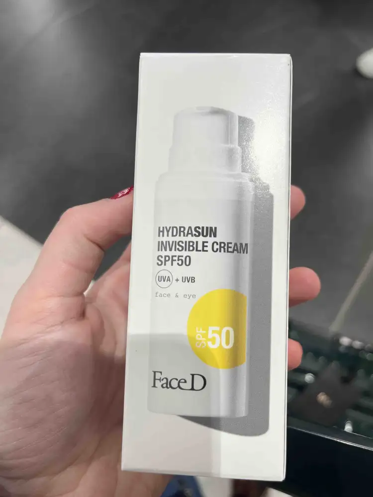 FACED - Hydrasun invisible cream SPF50