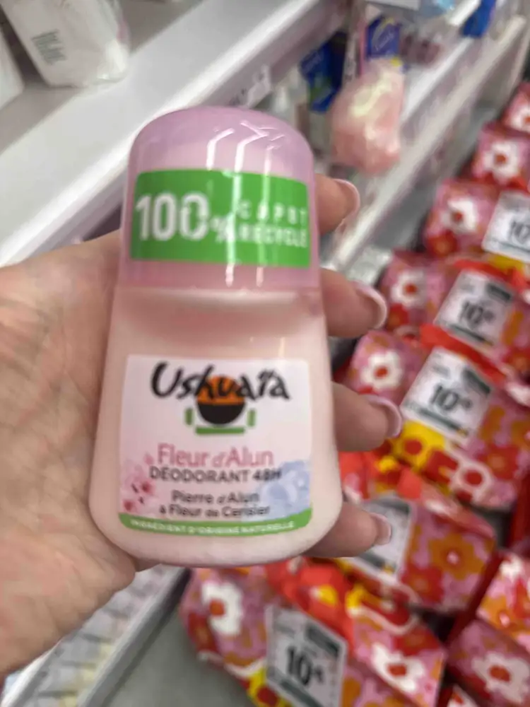 USHUAÏA - Fleur d'alun - Déodorant 48h