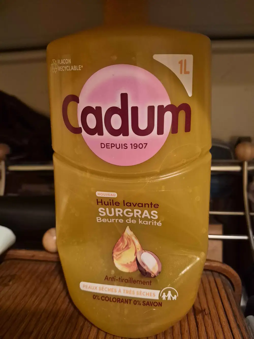 CADUM - Huile lavante surgras beurre de karité