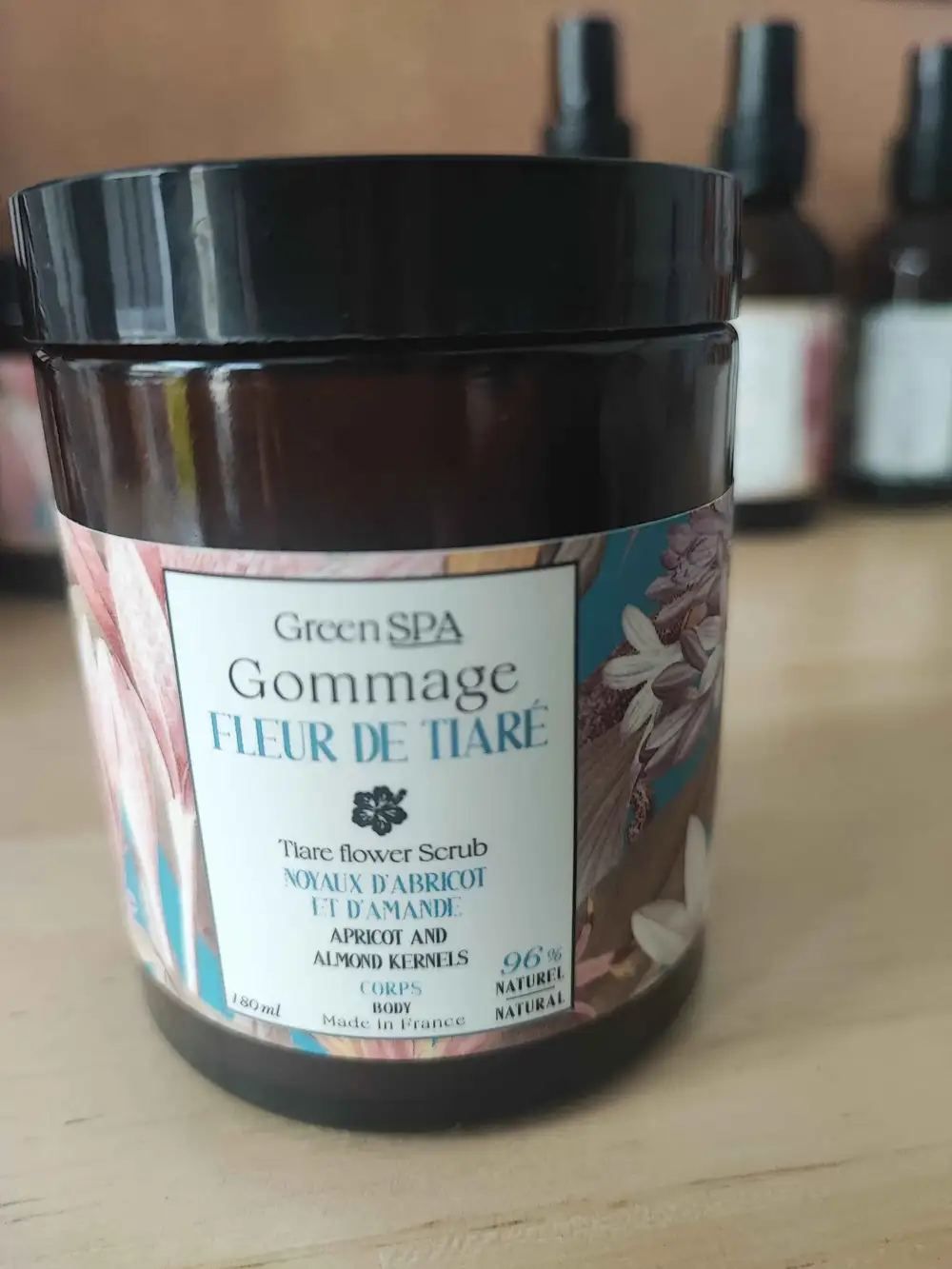 GREEN SPA - Fleur de tiaré - Gommage corps