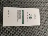 ANUA - Heartleaf + panthenol - Crème solaire soyeuse hydratante SPF50