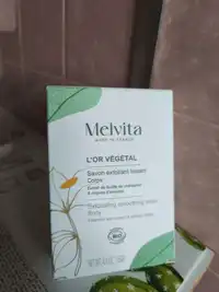 MELVITA - L'or végétal - Savon exfoliant lissant corps