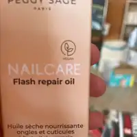 PEGGY SAGE - Nailcare - Huile sèche nourrissante ongles et cuticules