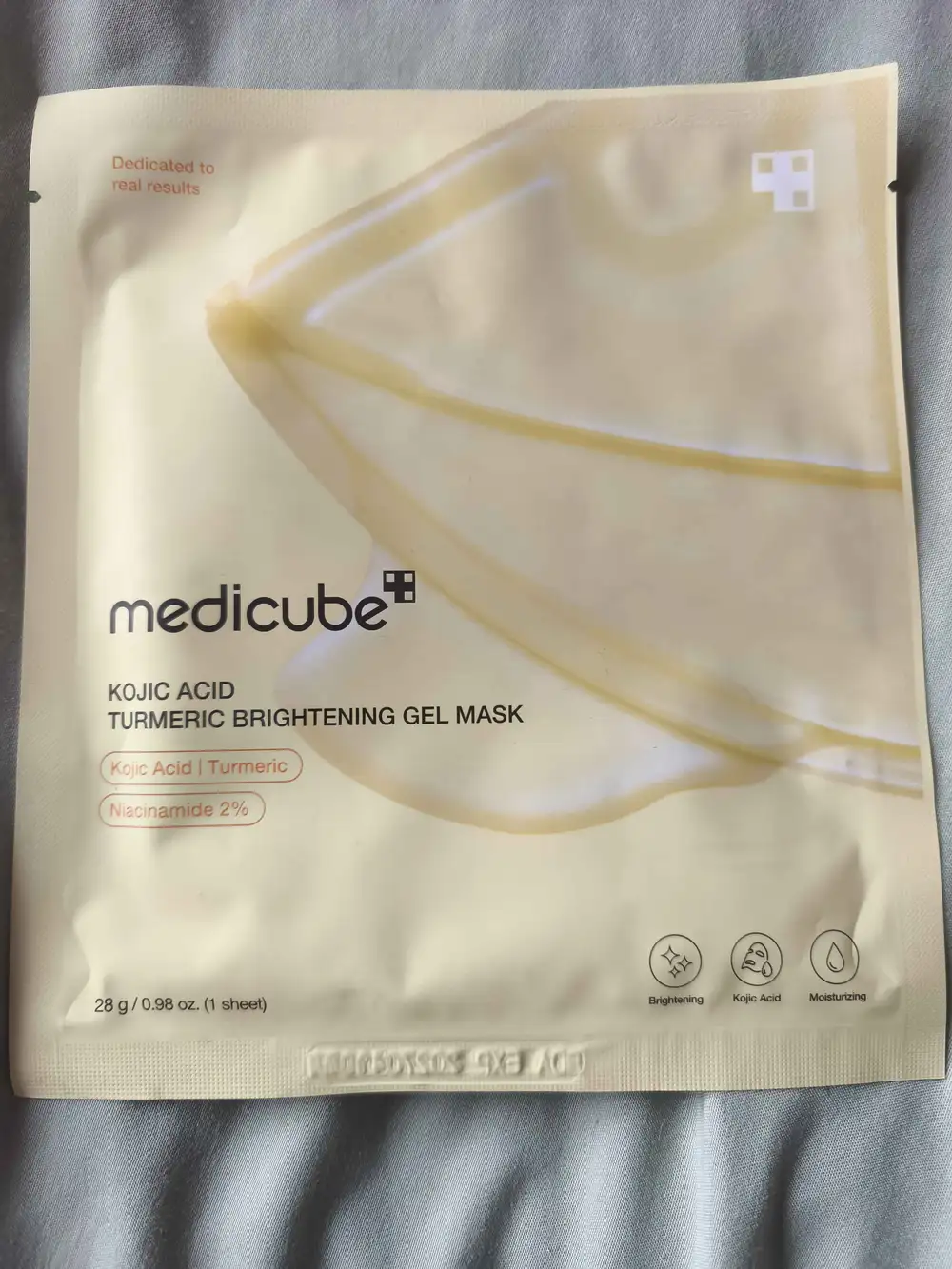 MEDICUBE - Kojic acid - Turmeric brightening gel mask