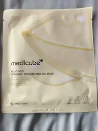 MEDICUBE - Kojic acid - Turmeric brightening gel mask
