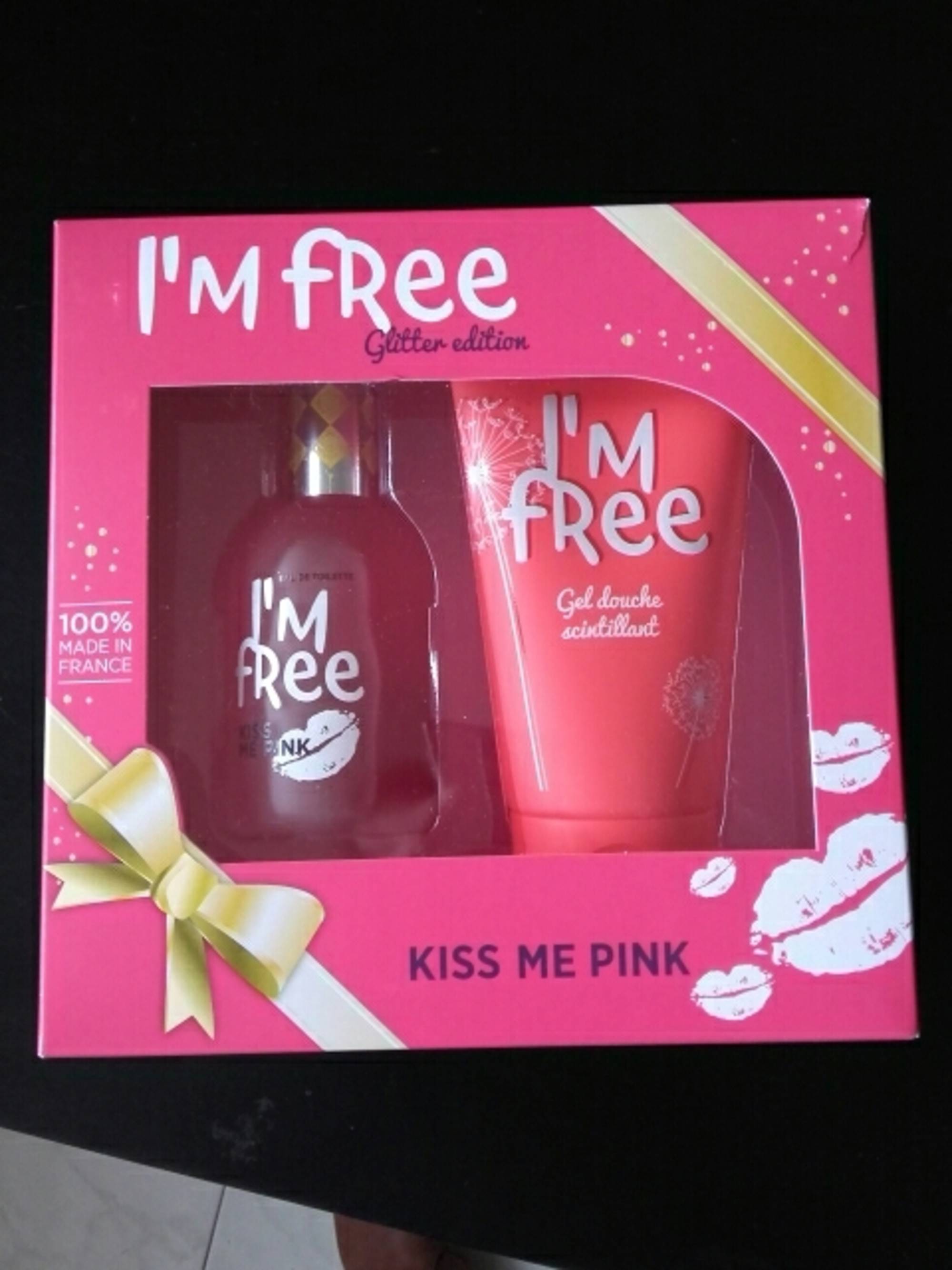 I'M FREE - Kiss me pink - Eau de toilette + gel douche