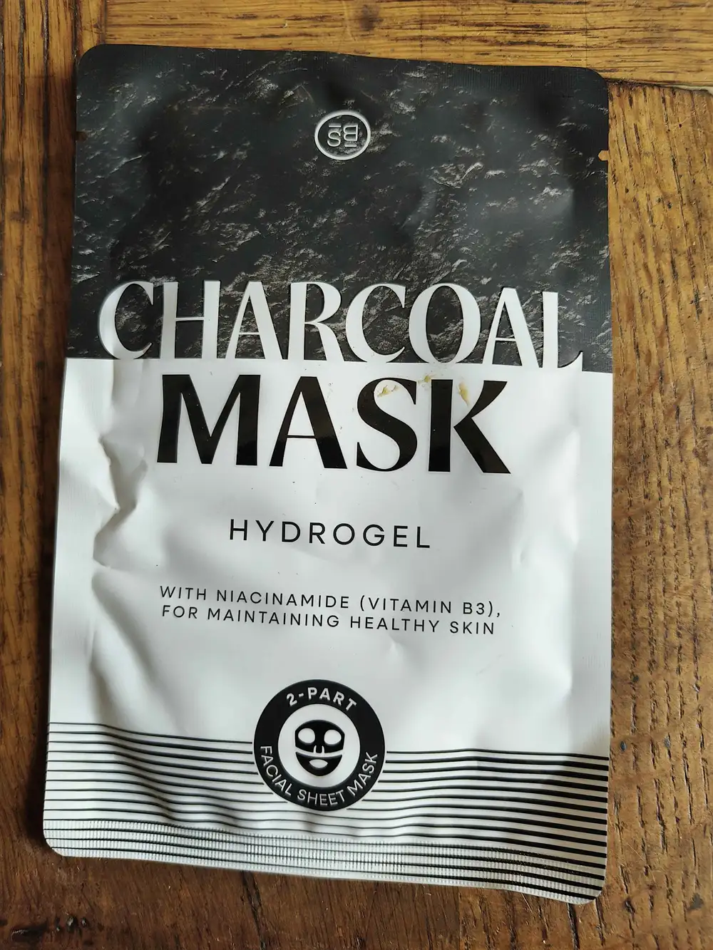 B'S - Hydrogel - Charcoal mask 