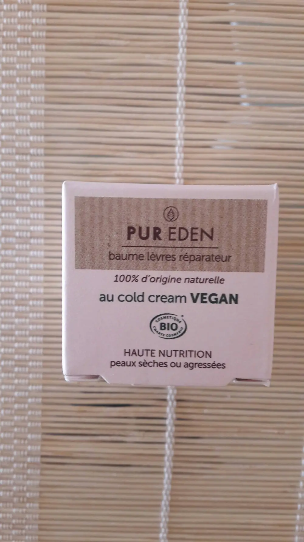 PUR EDEN - Baume lèvres réparateur 