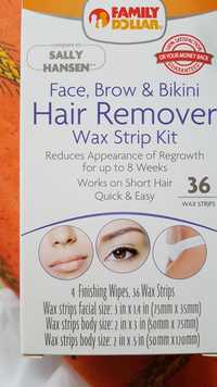 FAMILY DOLLAR - Hair remover - Wax strip kit