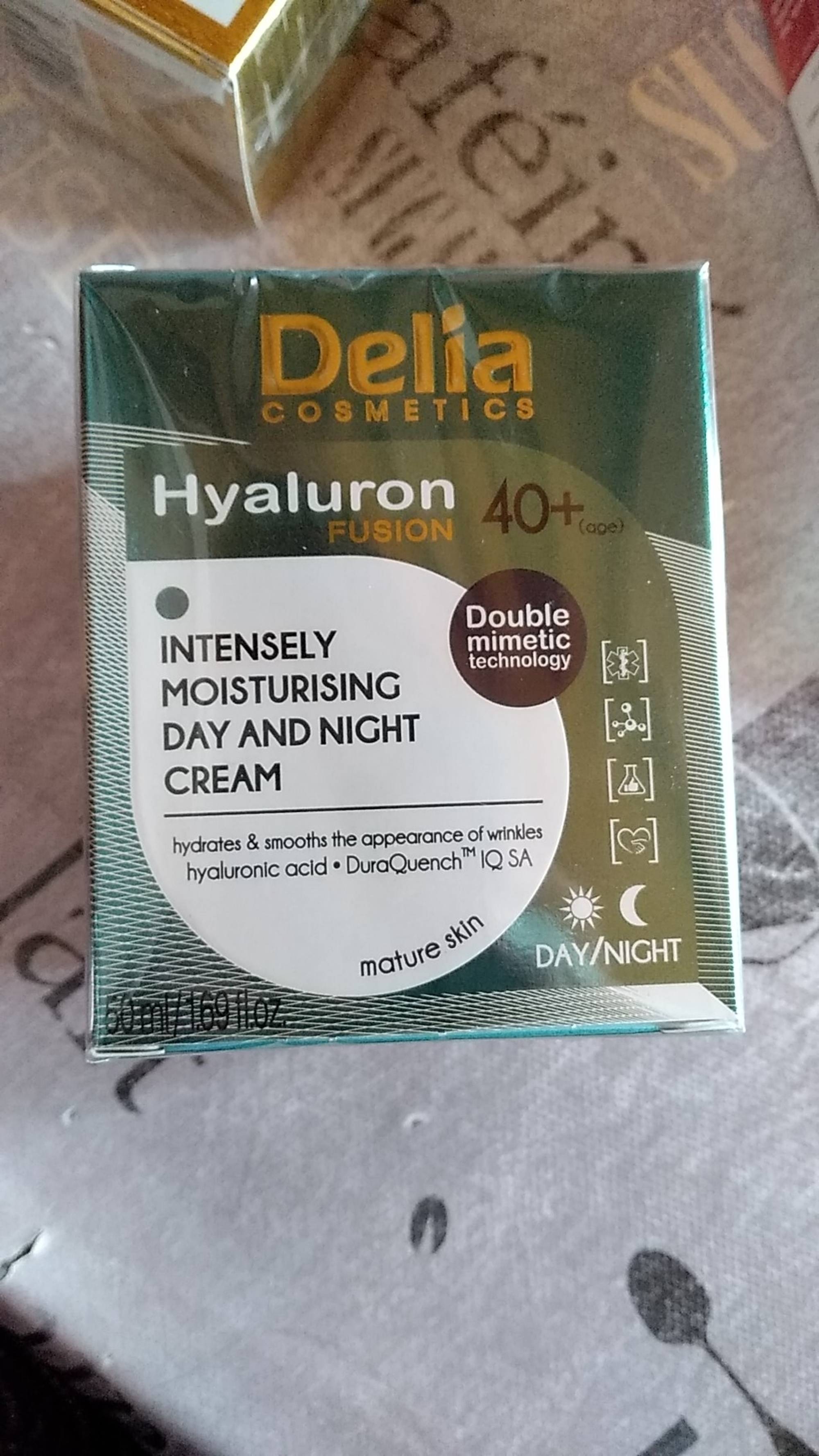 DELIA COSMETICS - Hyaluron fusion 40+ - Intensely moisturising day and night cream