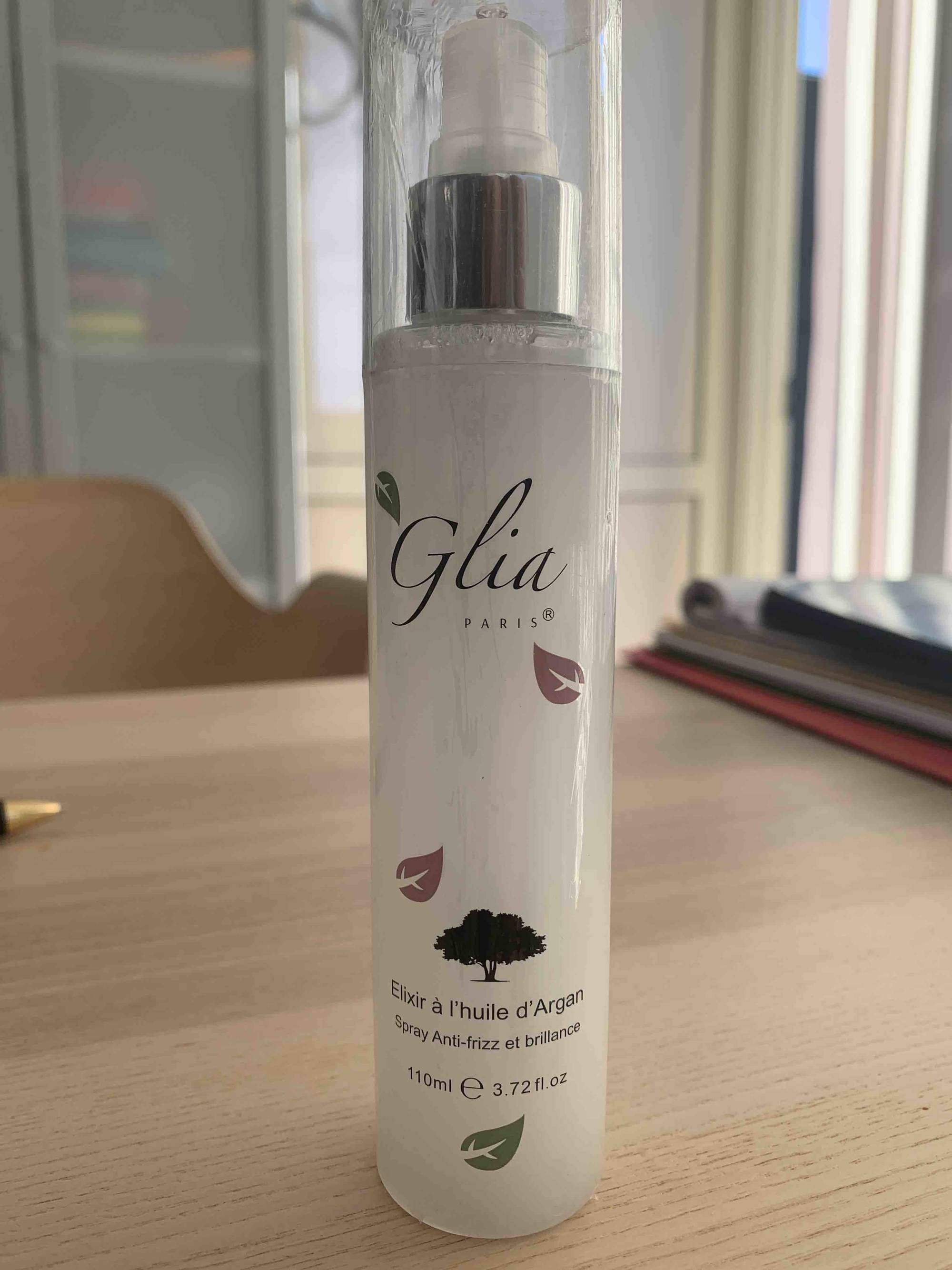 GLIA - Elixir à l'huile d'argan - Spray anti-frizz et brillance