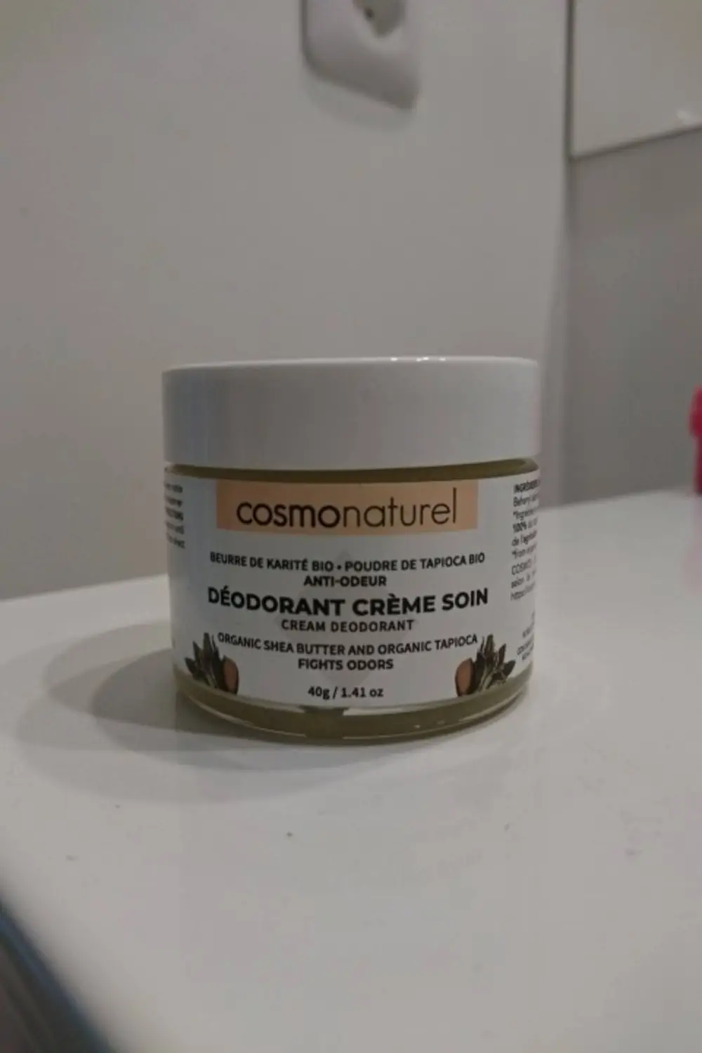 COSMO NATUREL - Déodorant crème soin