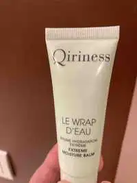 QIRINESS - Le wrap d'eau - baume hydratation extrême