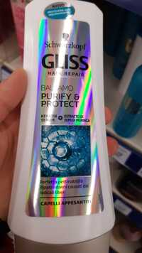 SCHWARZKOPF - Gliss hair repair - Balsamo purify & protect