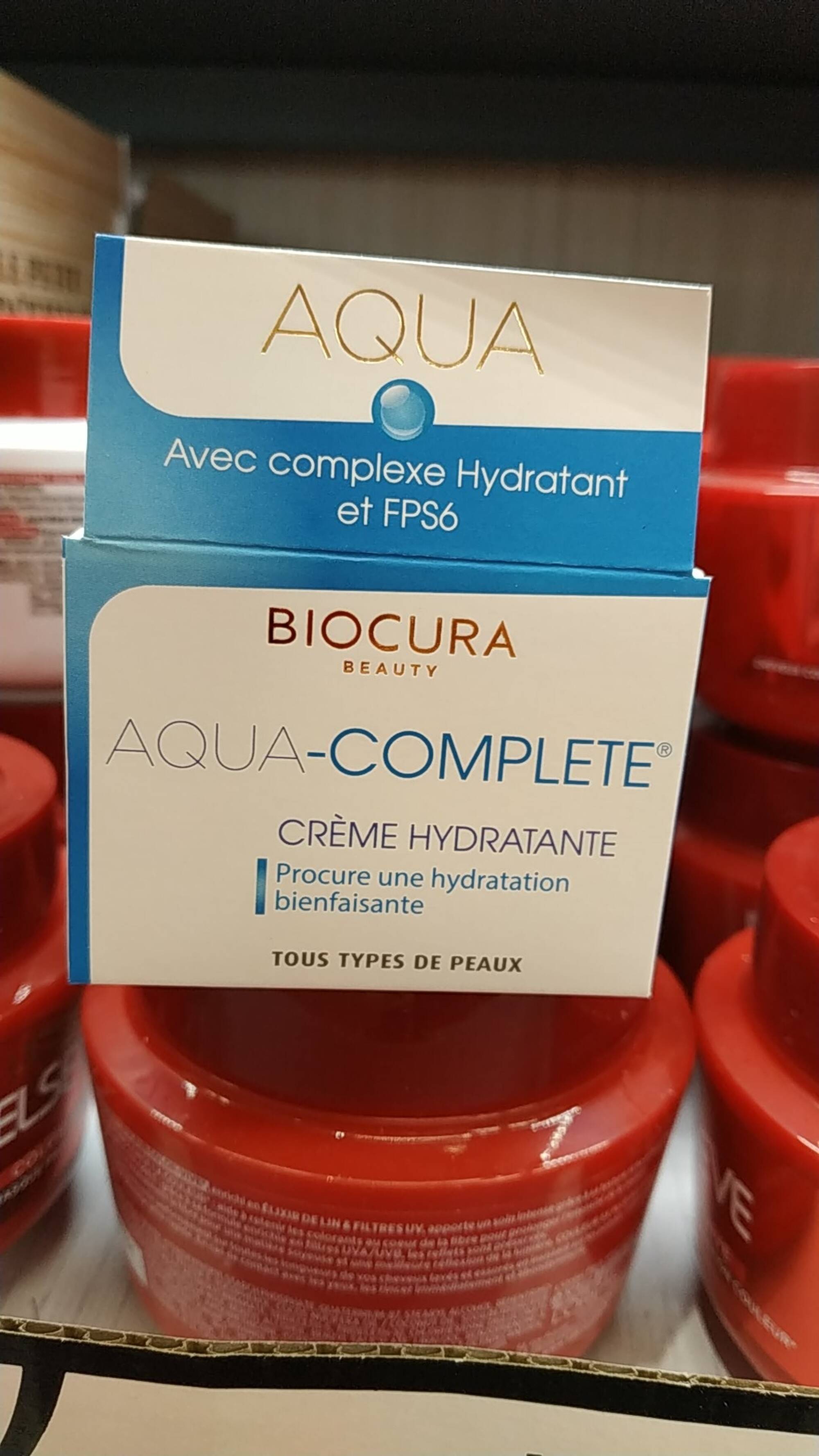BIOCURA - Aqua-complète - Crème hydratante