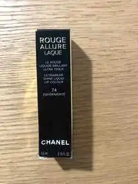 CHANEL - Rouge allure laque 74 expérimenté