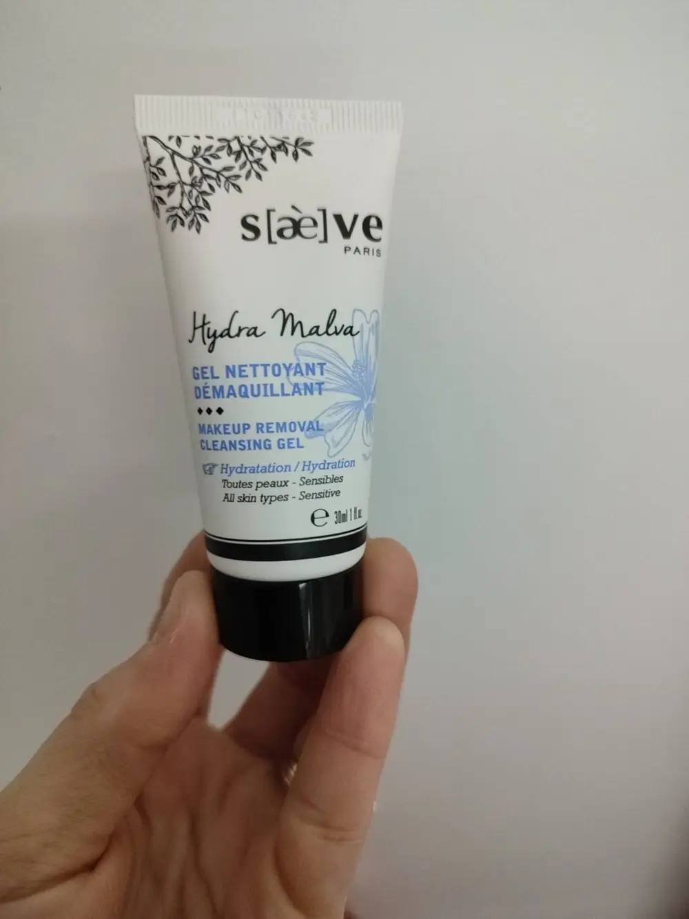 SAÈVE - Hydra malva - Gel nettoyant démaquillant 