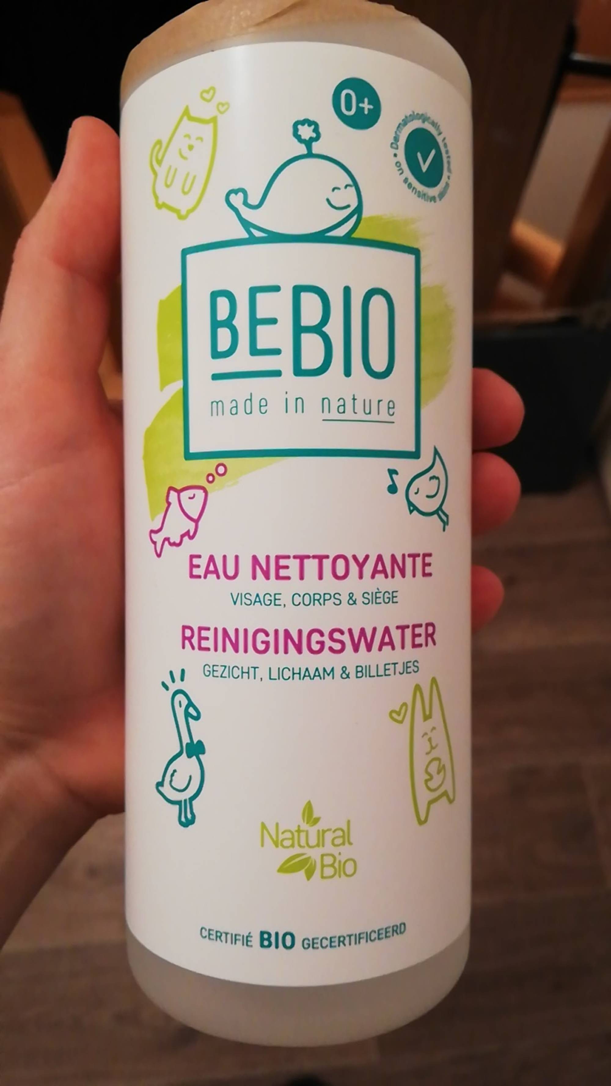 BEBIO - Eau nettoyante bio visage corps et siège