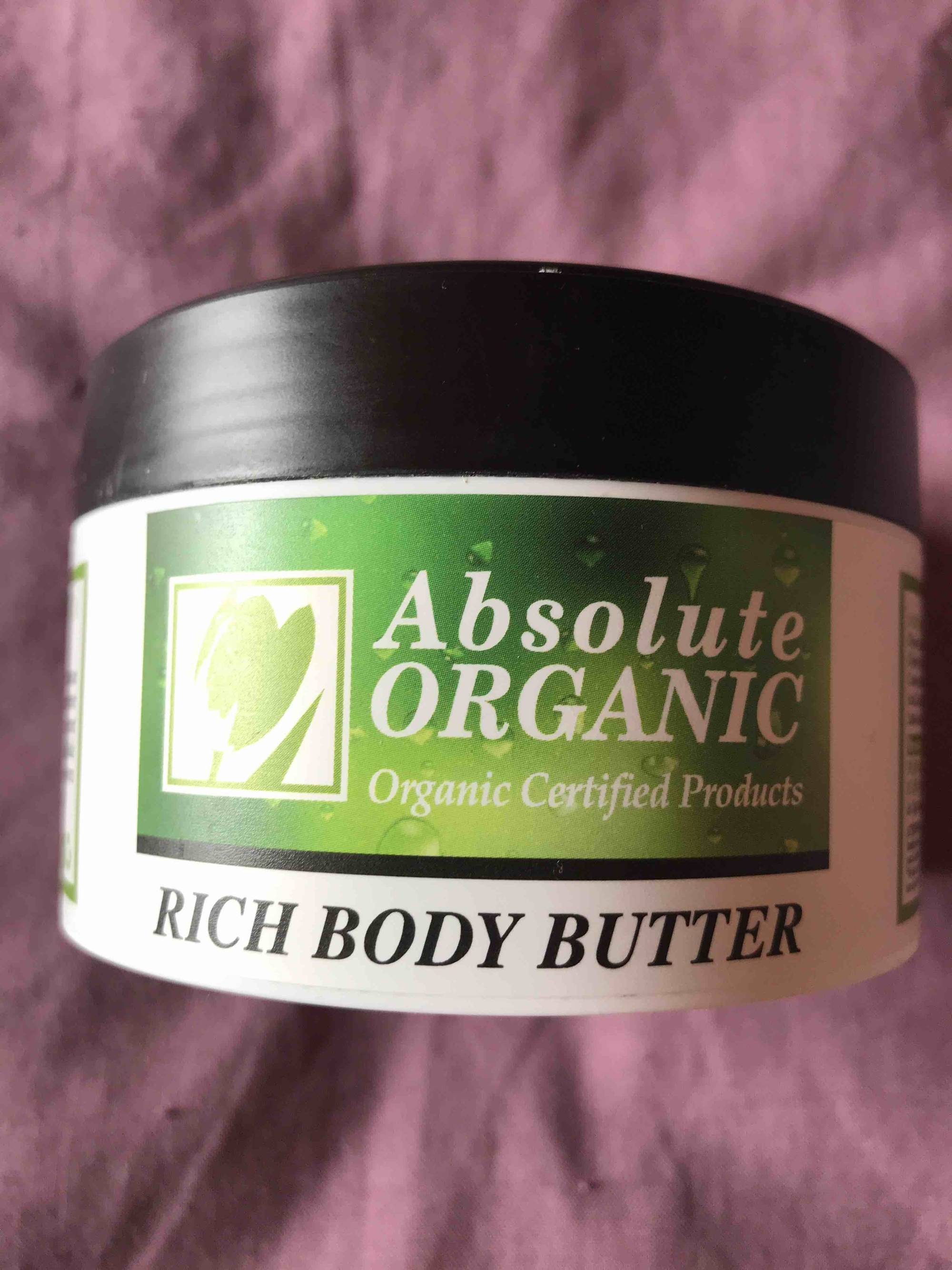ABSOLUTE ORGANIC - Rich body butter