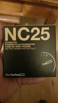 MAC - NC25 Studio fix - Fond de teint poudre