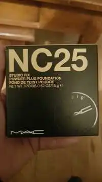 MAC - NC25 Studio fix - Fond de teint poudre