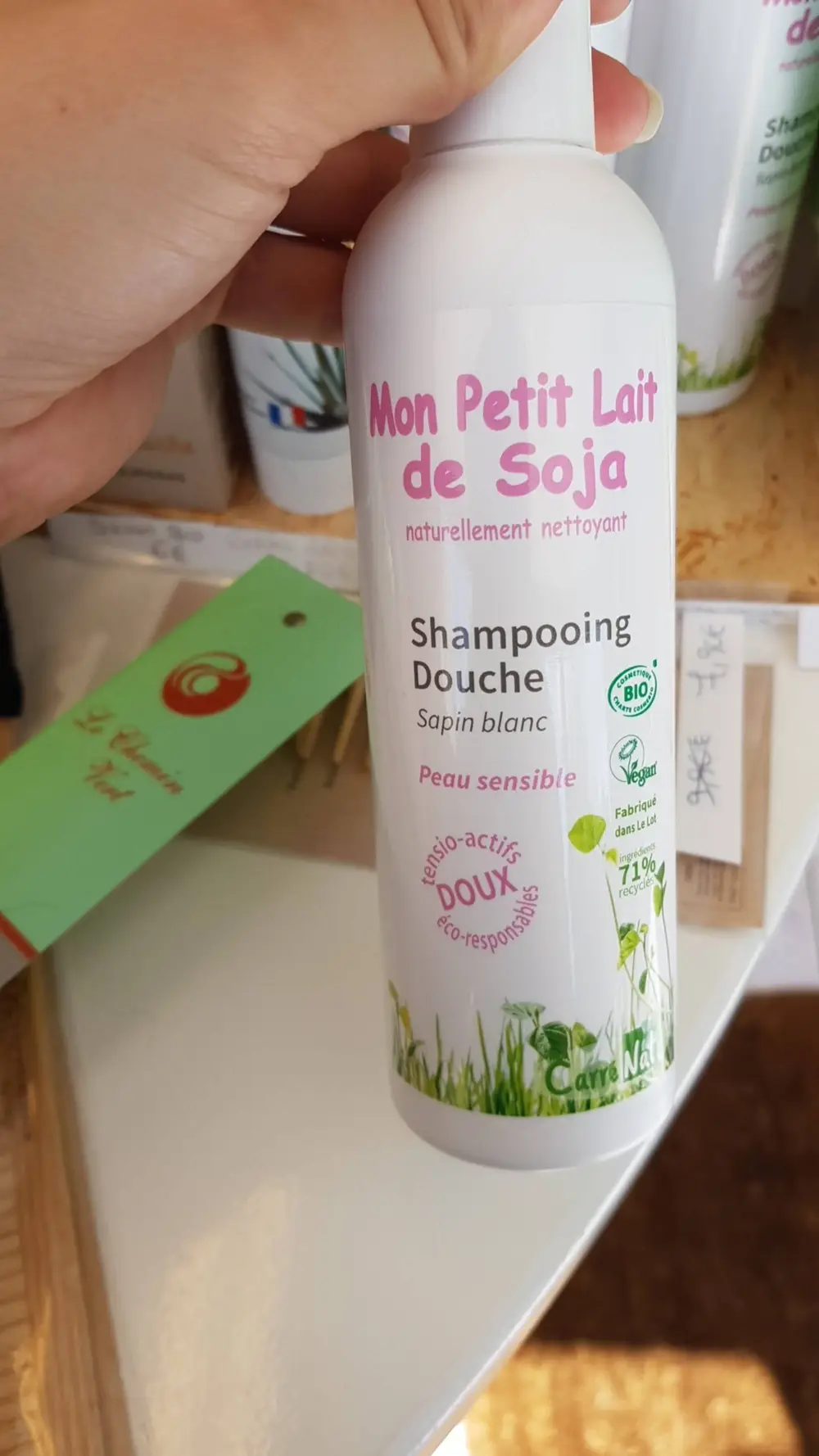 MON CARRÉ NAT - Mon petit lait de soja - Shampooing douche bio