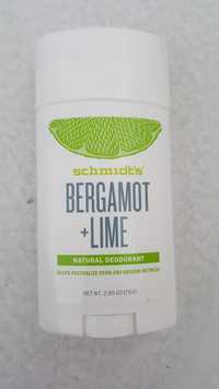 SCHMIDT'S - Bergamot+Lime - Natural deodorant