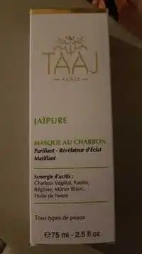 TAAJ - Jaïpure - Masque au charbon