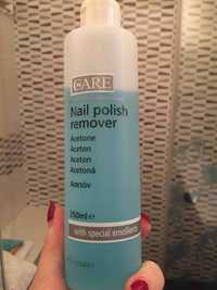CARE - Nail polish remover with special emollients