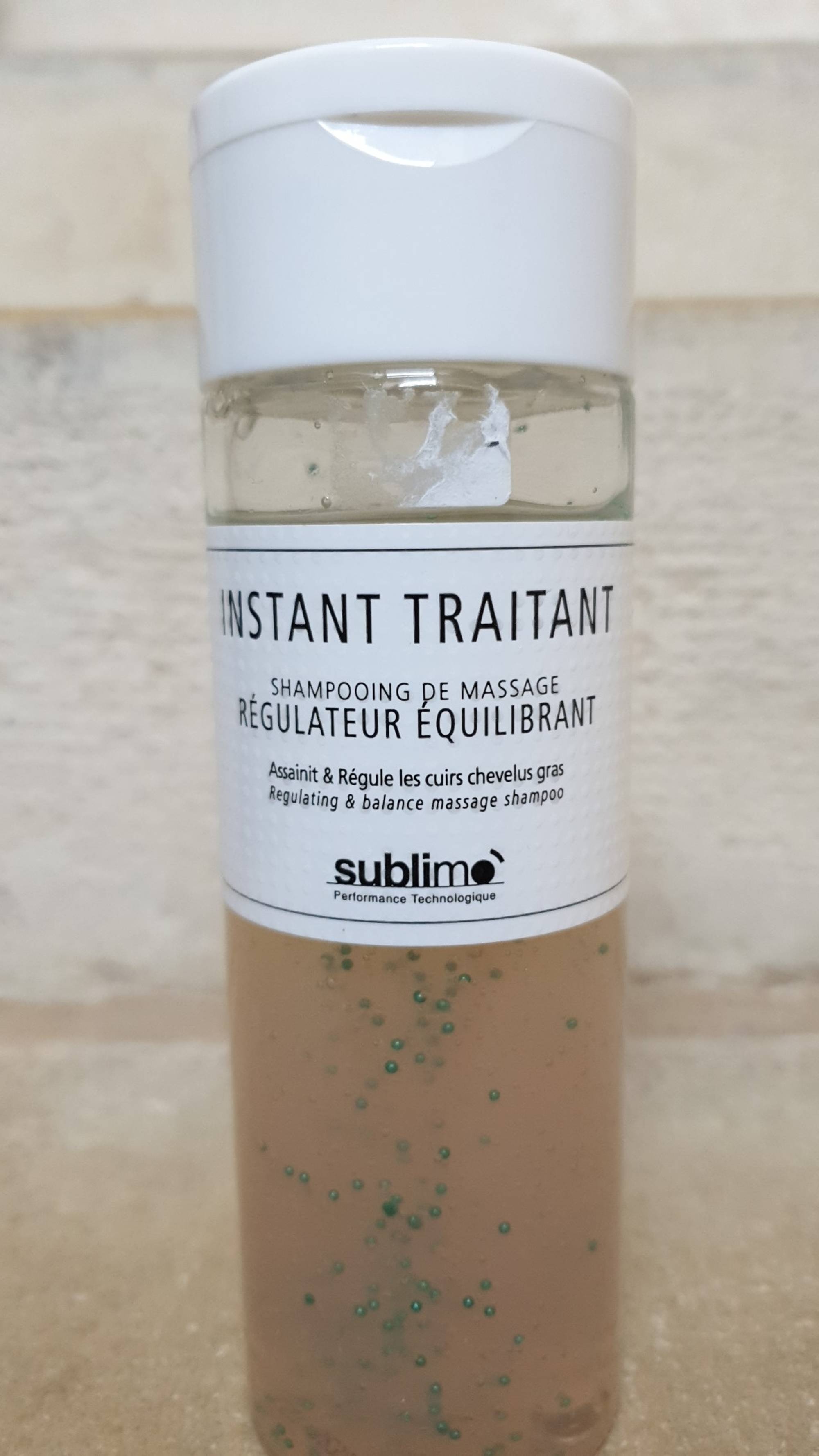 SUBLIMO - Instant traitant - Shampooing de massage régulateur équilibrant